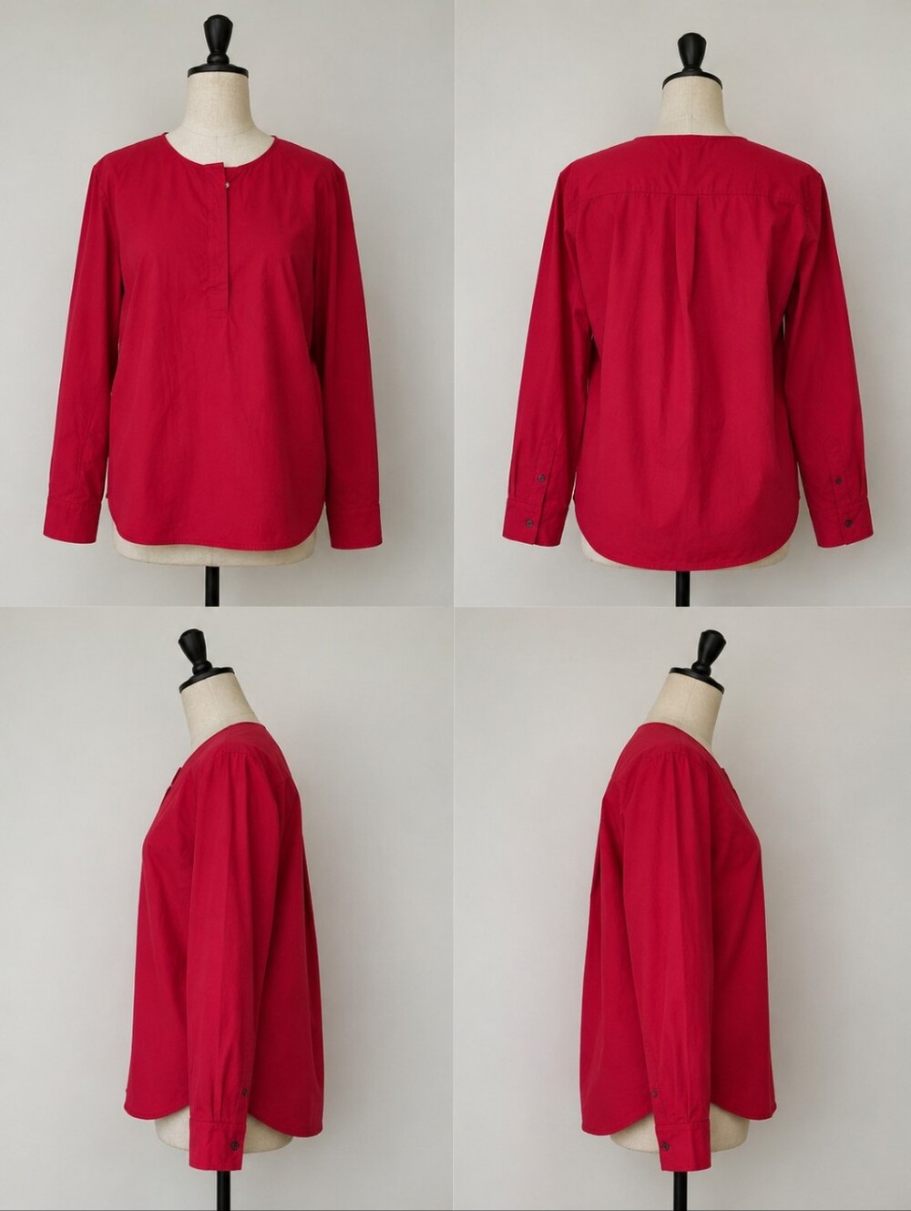 Banana Republic Factory Placket Popover Shirt L